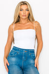 Ribbed Thin Strapped Seamless Cami | Love It Curvy