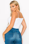 Ribbed Thin Strapped Seamless Cami | Love It Curvy