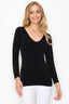 Seamless Reversible V-Neck Long Sleeve Top | Love It Curvy
