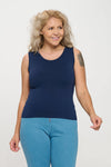 Women’s Reversible High-Low Neckline Seamless Tank