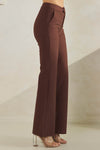 Love It Curvy Ponte Pants with Inner Side Opening