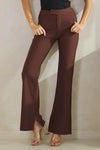 Love It Curvy Ponte Pants with Inner Side Opening