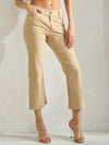 Love It Curvy Classic Solid Straight Leg Crop Jeggings