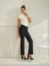 Love It Curvy Classic Solid Straight Leg Jeggings