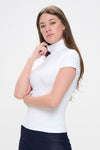 Love It Curvy Bare Essential Seamless Mock Neck Short Sleeve Top