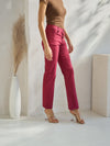 Love It Curvy Classic Solid Straight Leg Jeggings