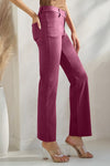 Love It Curvy Classic Solid Straight Leg Jeggings