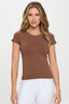 Seamless Crew Neck Short Sleeve Top | Love It Curvy