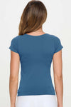 Seamless Crew Neck Short Sleeve Top | Love It Curvy