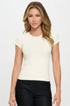 Seamless Crew Neck Short Sleeve Top | Love It Curvy