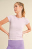 Seamless Crew Neck Short Sleeve Top | Love It Curvy