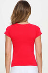 Seamless Crew Neck Short Sleeve Top | Love It Curvy