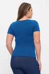 Love It Curvy Seamless Scoop Neck Short Sleeve Top