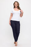 Love It Curvy Seamless Scoop Neck Short Sleeve Top