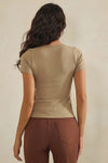 Love It Curvy Seamless Scoop Neck Short Sleeve Top