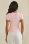 Love It Curvy Seamless Scoop Neck Short Sleeve Top