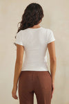 Love It Curvy Seamless Scoop Neck Short Sleeve Top
