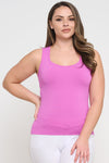 Seamless Crew Neck Short Sleeve Top | Love It Curvy