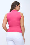 Love It Curvy Mock Neck Seamless Sleeveless Tank