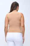 Love It Curvy Mock Neck Seamless Sleeveless Tank