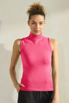 Love It Curvy Mock Neck Seamless Sleeveless Tank