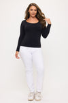 Love It Curvy Sculpted Chic Seamless Long Sleeve Top