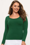 Love It Curvy Sculpted Chic Seamless Long Sleeve Top
