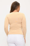 Love It Curvy Sculpted Chic Seamless Long Sleeve Top