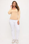 Love It Curvy Sculpted Chic Seamless Long Sleeve Top