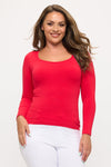 Love It Curvy Sculpted Chic Seamless Long Sleeve Top