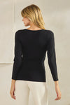 Love It Curvy Sculpted Chic Seamless Long Sleeve Top