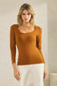 Sculpted Chic Seamless Long Sleeve Top | Love It Curvy