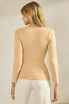 Love It Curvy Sculpted Chic Seamless Long Sleeve Top