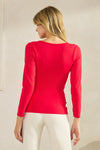 Love It Curvy Sculpted Chic Seamless Long Sleeve Top