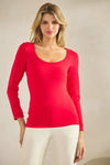 Love It Curvy Sculpted Chic Seamless Long Sleeve Top