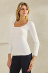 Love It Curvy Sculpted Chic Seamless Long Sleeve Top