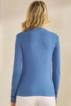 Love It Curvy Seamlessly Soft Ribbed Modal Mock Neck Long Sleeve Top
