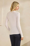Love It Curvy Seamlessly Soft Ribbed Modal Mock Neck Long Sleeve Top