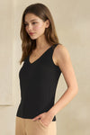 Love It Curvy Airsoft Seamless Reversible U-V Neckline Modal Tank Top