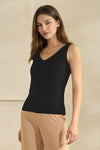 Love It Curvy Airsoft Seamless Reversible U-V Neckline Modal Tank Top