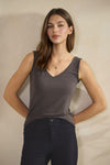 Love It Curvy Airsoft Seamless Reversible U-V Neckline Modal Tank Top