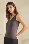 Love It Curvy Airsoft Seamless Reversible U-V Neckline Modal Tank Top