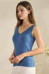 Love It Curvy Airsoft Seamless Reversible U-V Neckline Modal Tank Top