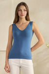 Love It Curvy Airsoft Seamless Reversible U-V Neckline Modal Tank Top