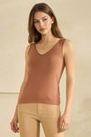 Love It Curvy Airsoft Seamless Reversible U-V Neckline Modal Tank Top