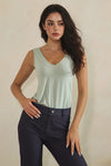 Love It Curvy Airsoft Seamless Reversible U-V Neckline Modal Tank Top