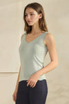 Love It Curvy Airsoft Seamless Reversible U-V Neckline Modal Tank Top