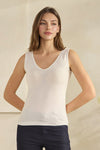 Love It Curvy Airsoft Seamless Reversible U-V Neckline Modal Tank Top