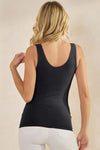 Reversible Seamless U/V-Neckline Tank with Built-In Bra | Love It Curvy