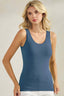 Reversible Seamless U/V-Neckline Tank with Built-In Bra | Love It Curvy